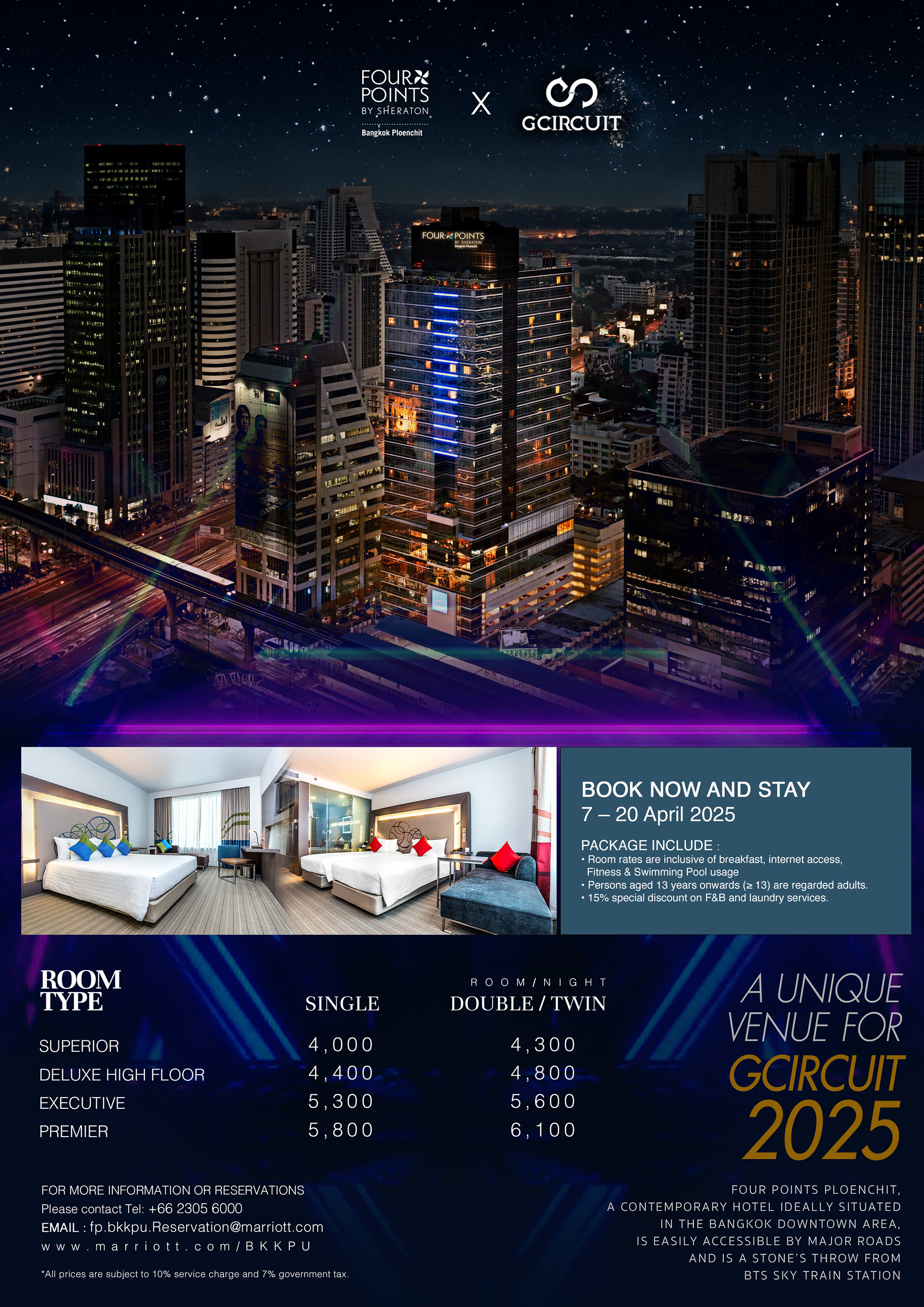 FOUR POINTS BY SHERATON BANGKOK PLOENCHIT